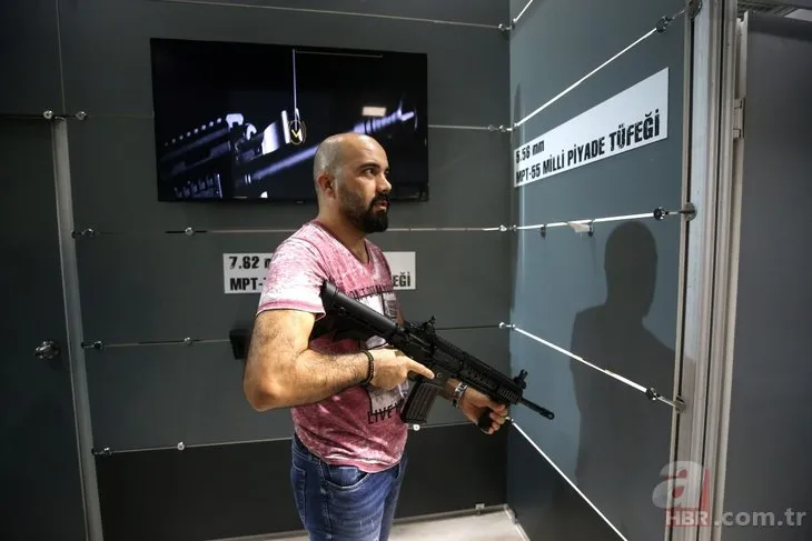 Yerli silahlar SAHA EXPO 2018 Fuarı’nda görücüye çıktı