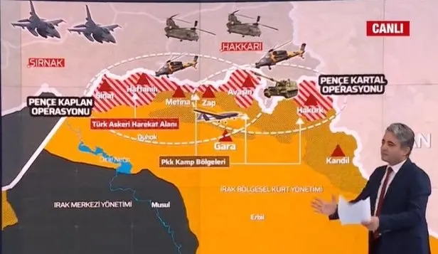 Son dakika: Metina'ya hava destekli kara harekatı! ATAK helikopterleri ve SİHA'lar destek veriyor - 3