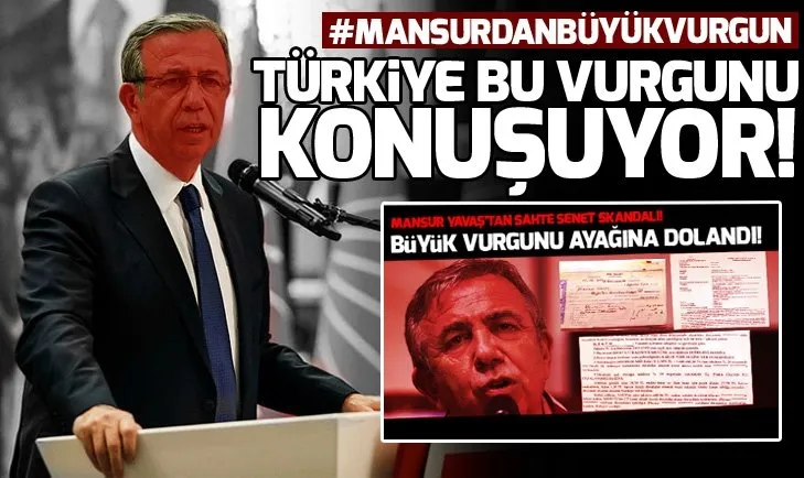 Mansur Yavaş'ın 'sahte senet' skandalına ilişkin AK Parti'den açıklama!