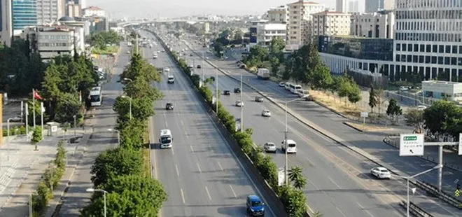 İstanbul trafiğinin boş hali hayrete düşürdü