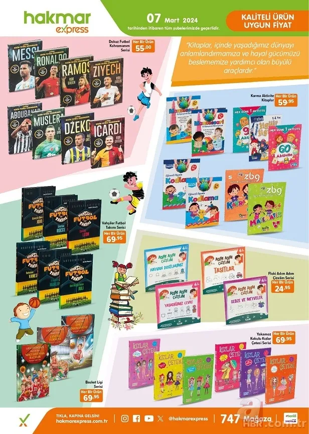 Hakmar’da Sıvıyağ, Un, Şeker, Pirinç, Tost Peyniri, Kırmızı et ve Kıymaya büyük indirim! (13-18 MART 2024) İNDİRİM KATALOĞU 18