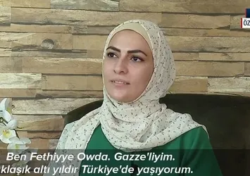 İstanbul’daki Gazzeliler A Haber’e konuştu