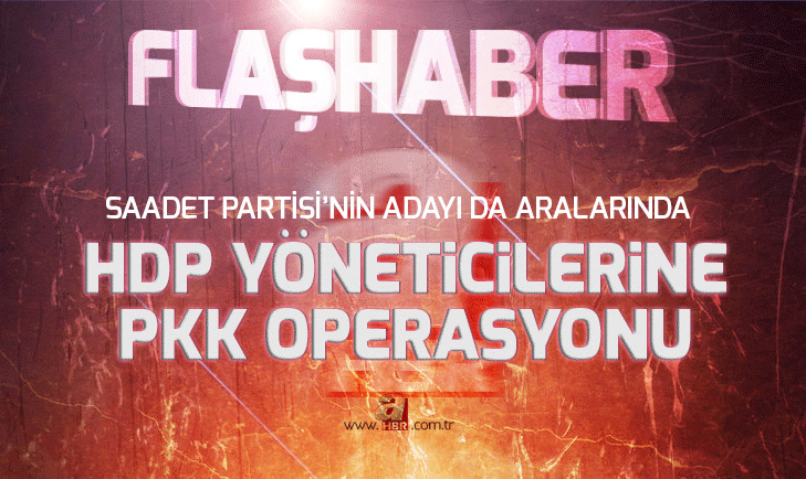 Son dakika:Kocaelide Saadet Partisinin HDP kontenjanından adayına PKK gözaltısı