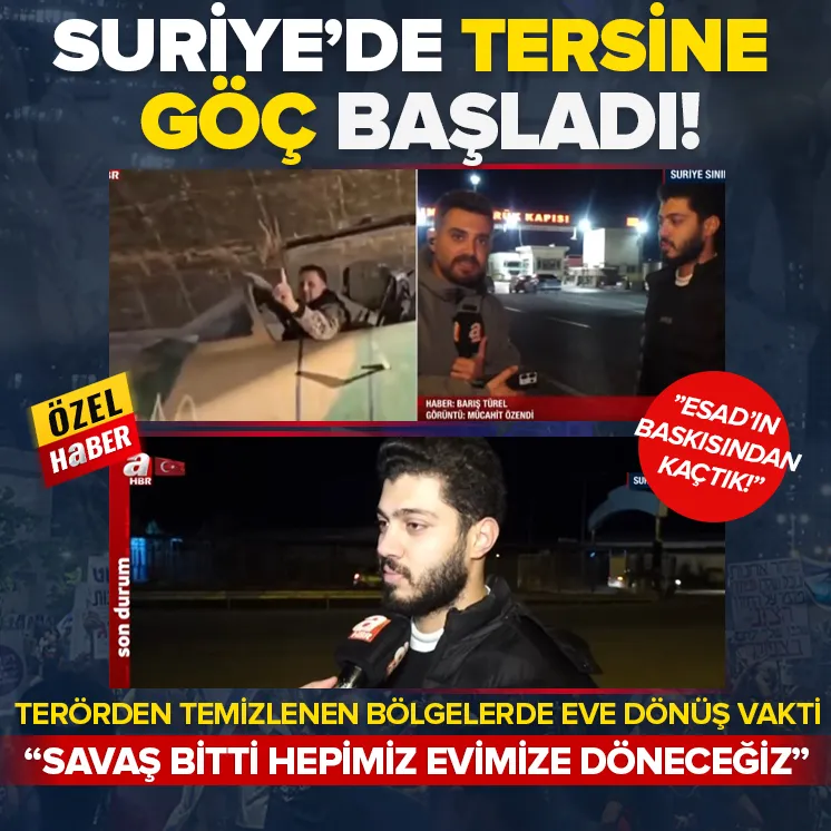 Yerinden edilen Suriyeliler ülkelerine dönüyor