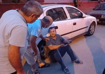 Evi gözlerinin önünde alev alev yandı