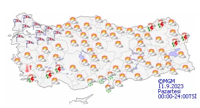 1694419228842.jpg Meteoroloji 'kuvvetli geliyor' dedi! İstanbul dahil pekçok il için alarm verildi | Bugün (11 Eylül Pazartesi) hava nasıl olacak? - 7