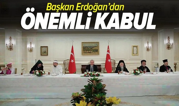 Son dakika: Başkan Erdoğan, azınlık cemaatlerinin temsilcileri ile iftar yemeğinde bir araya geldi