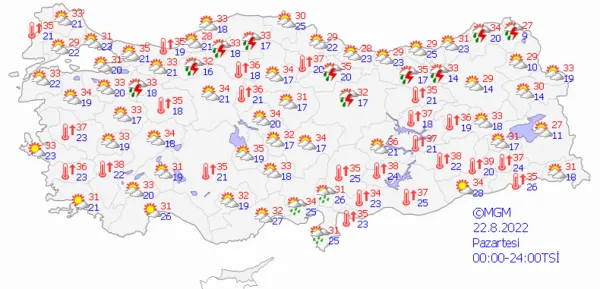 1660919451794.png Meteoroloji sağanak yağış için gün verdi! İstanbul'u da etkisi altına alacak! İstanbul Ankara İzmir 5 günlük hava durumu - 7