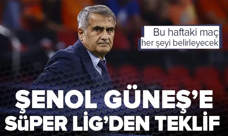 Milli Takım’dan ayrılan Şenol Güneş’e Süper Lig ekibi Başakşehir’den teklif