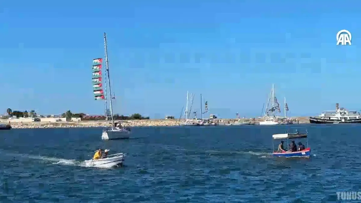 Sumud Filosu Tunus’tan Gazze’ye doğru hareket ediyor