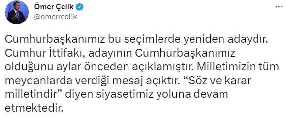 Son dakika: AK Parti’den muhalefetin asılsız iddialarına sert tepki! Başkan Erdoğan’ın adaylığına engel yok