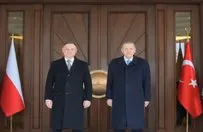 Başkan Erdoğan Duda ile görüşüyor! İşte ilk kareler