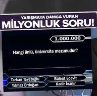Kim Milyoner Olmak İster’e damga vuran milyonluk soru!