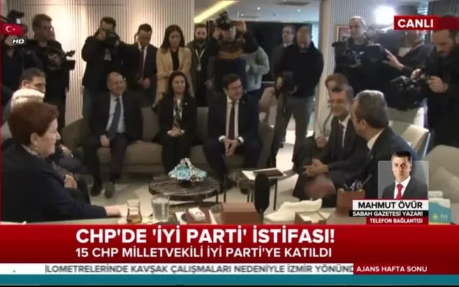 15 CHP'li vekil İyi Parti'ye geçti