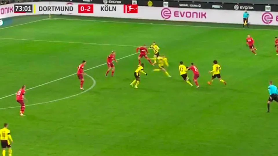 GOL | Borussia Dortmund 1-2 Köln