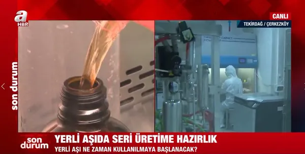 İlk kez A Haber canlı yayınında duyurdu! İşte yerli Kovid-19 aşısının üretim tarihi... - 3