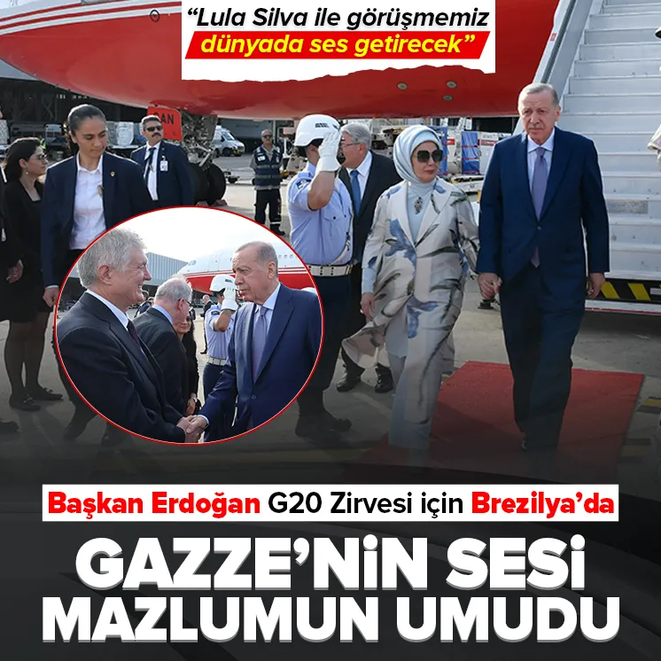 Başkan Erdoğan Brezilyada!