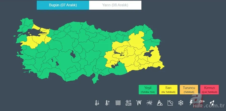 Meteoroloji son dakika | 22 il için sarı alarm: Sağanak, kar, don, fırtına... Soğuklar başlıyor 3