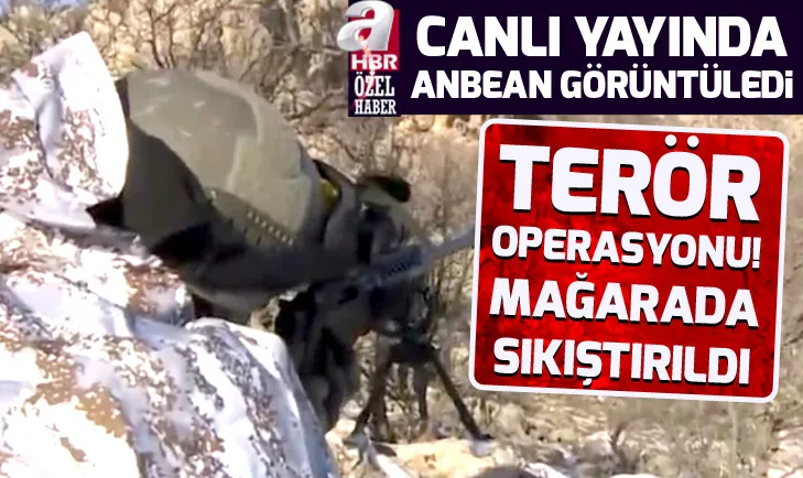 Siirt Eruh’ta terör operasyonu! Mağarada sıkıştırıldı