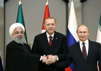 Erdoğan, Putin ve Ruhani'den 3'lü zirve