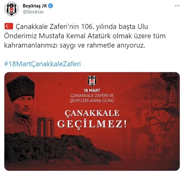 4 büyüklerden Çanakkale Zaferi mesajı - 2