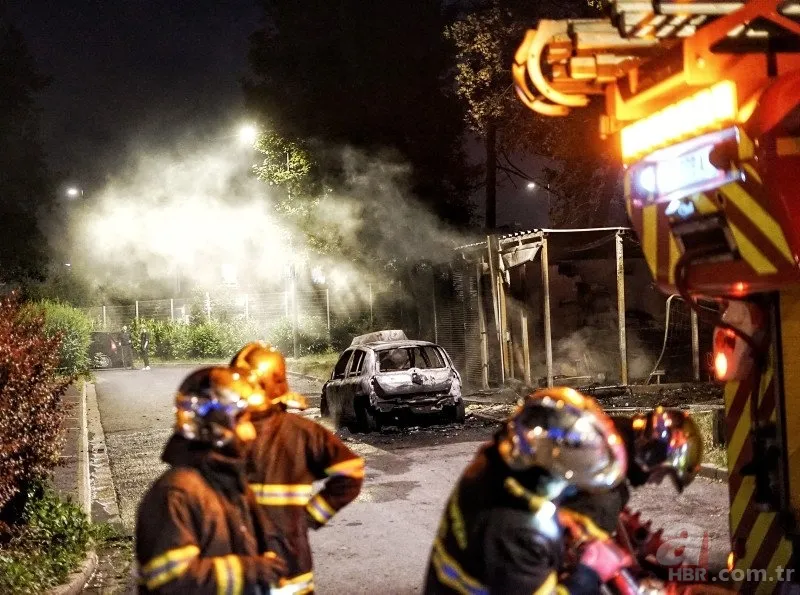 Fransa'daki olaylar giderek büyüyor! Şimdi de iç savaş tehlikesi... Aşırı sağcılar sokağa indi Emmanuel Macron'dan olay talimat 17