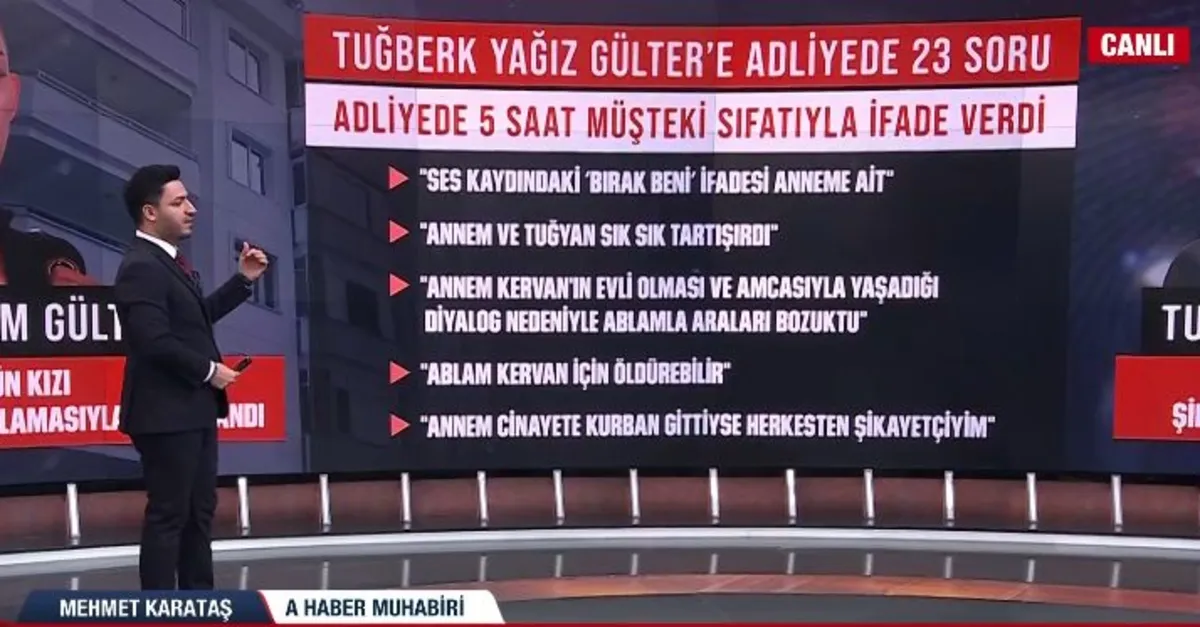 Güllü'nün oğlu adliyede neler anlattı?