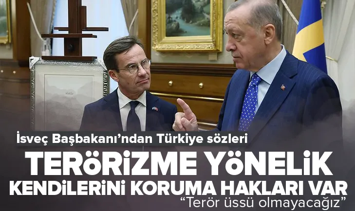 İsveç yönetiminden Türkiye sözleri