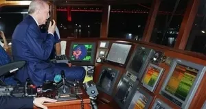 Başkan Erdoğan balıkçılara telsizden seslendi