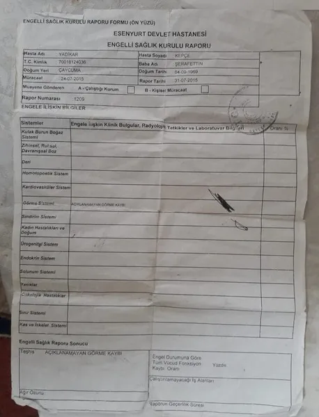 Şeytani plan! Eşi gözlerine çamaşır suyu döküp görme engelli raporu almış - 2