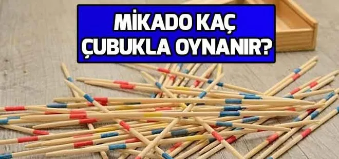 Mikado kaç çubukla oynanır? Hadi ipucu sorusu 10 Ocak