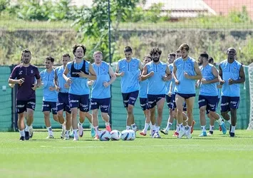 Trabzonspor'da yeni sezon hazırlıkları Macaristan'da devam ediyor