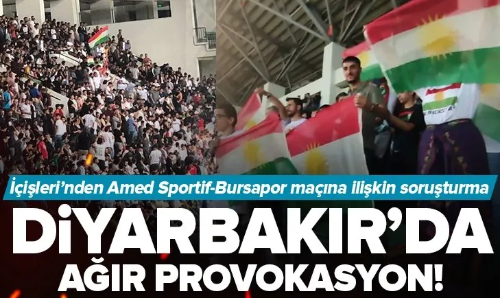 Amed Sportif Faaliyetler ile Bursaspor maçına ilişkin soruşturma başlatıldı! İçişleri Bakanlığı duyurdu