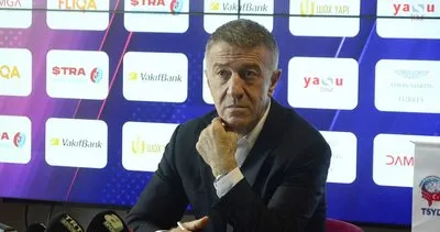 Trabzonspor Başkanı Ahmet Ağaoğlu'ndan Fenerbahçe açıklaması