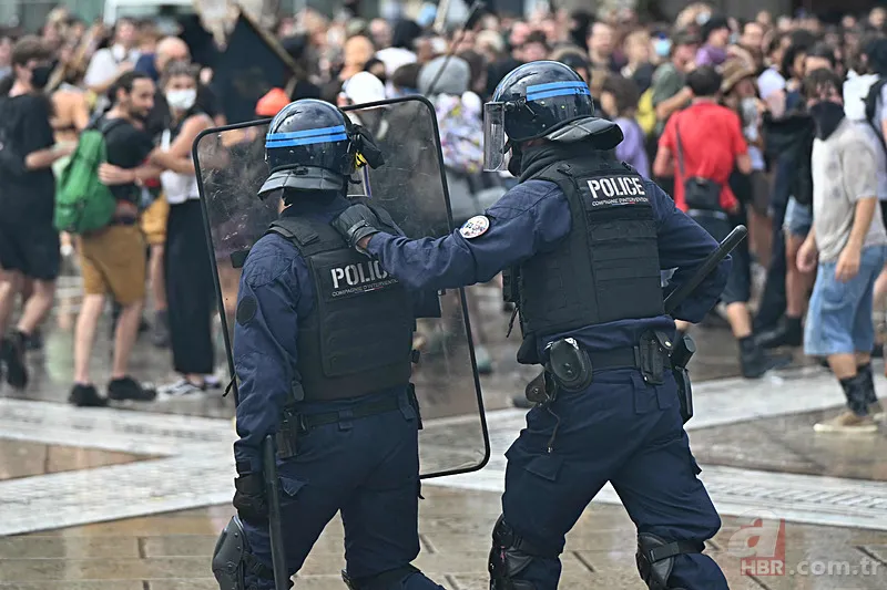 Fransa'da sokaklar yangın yeri! Protestolar ülkeyi kilitledi 3