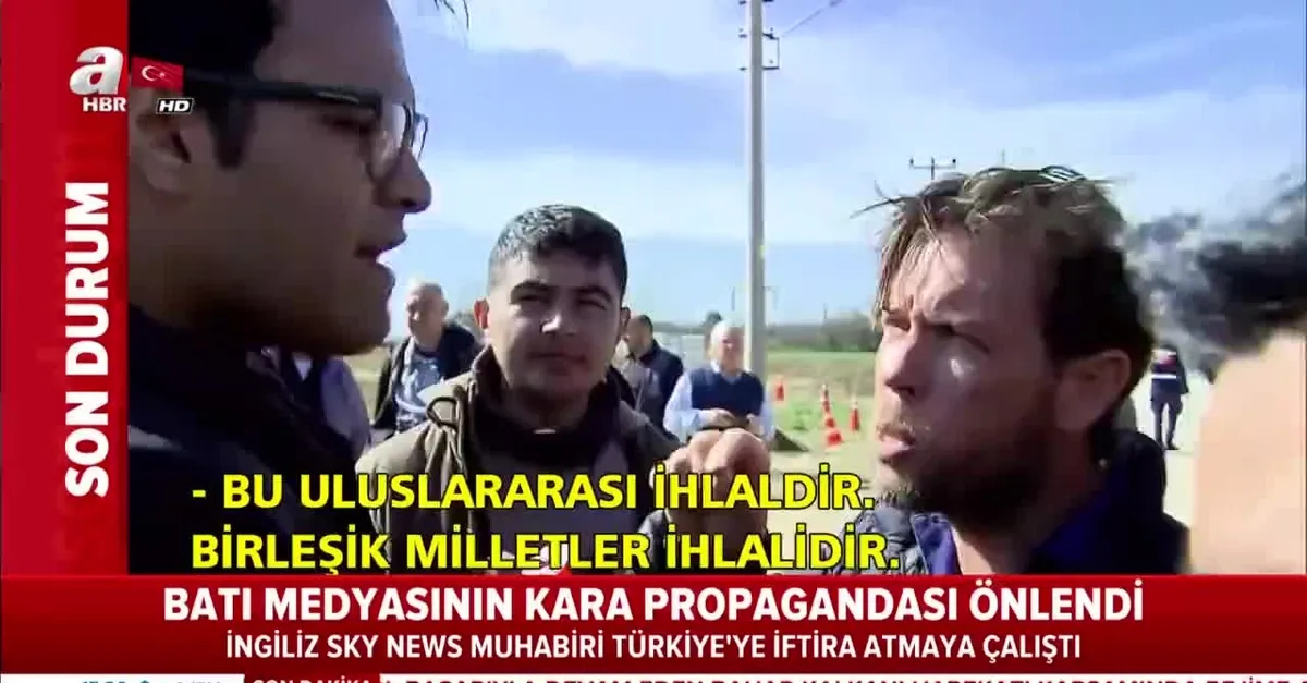 Son dakika haberi... İngiliz SKY News muhabiri Türkiye’ye iftira atmaya çalıştı! Batı medyasının kara propagandasına tokat gibi cevap |Video