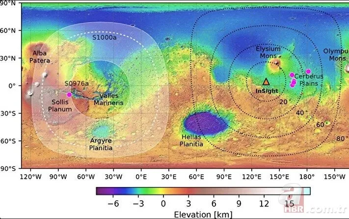 Mars’ta peş peşe büyük depremler! 94 dakika sürdü