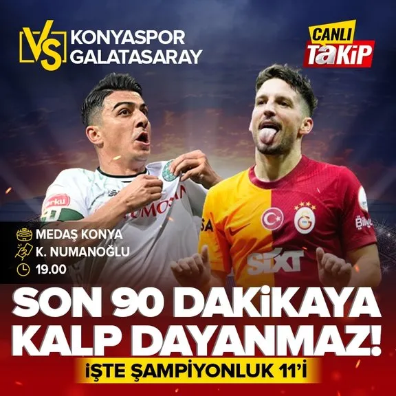 İşte Okan Buruk’un şampiyonluk 11’i! Galatasaray kritik Konyaspor deplasmanında! Hataya yer yok...