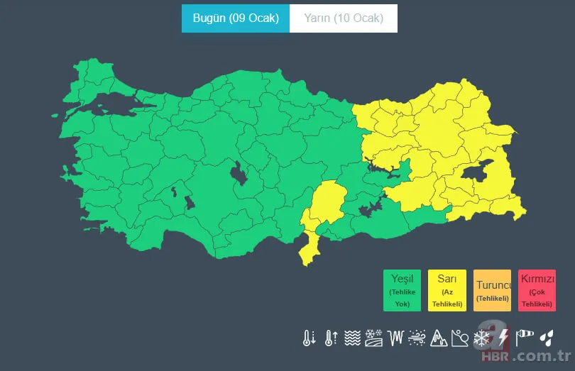 Hava sertleşiyor! Kar için tarih verildi: Kuvvetli yağış, don ve fırtınaya dikkat! 19