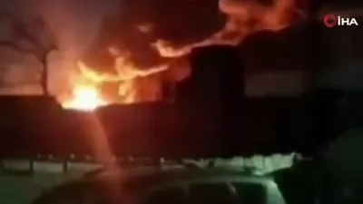 Rus ordusu petrol deposunu vurdu