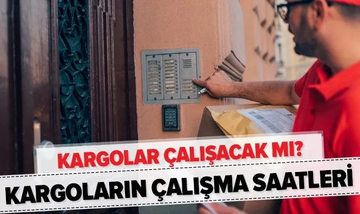 Son dakika: Kargolar çalışacak mı? Kargolar açık mı, kapalı mı? MNG, Yurtiçi, Aras, Sürat Kargo çalışma saatleri