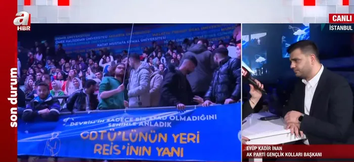 İstanbul'da gençler buluşması! AK Parti Genel Başkan Yardımcısı Hamza Dağ A Haber'de: Türkiye Yüzyılı dedirtmeyi bu gençler sağlayacak - 3
