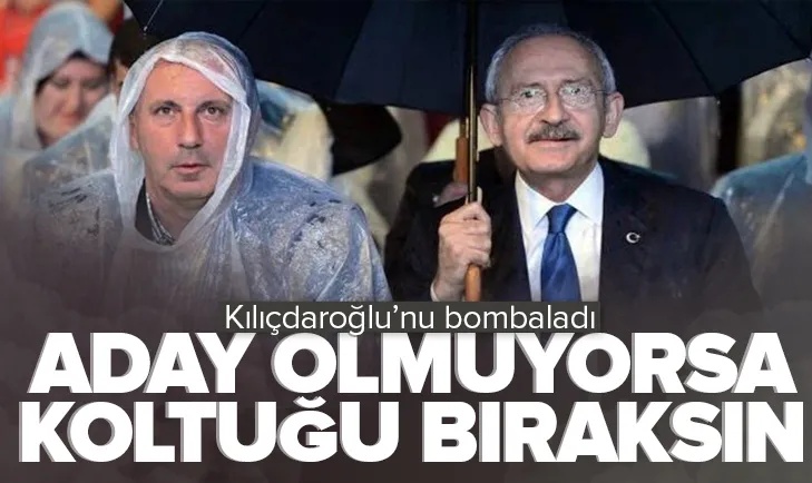 İncenin hedefinde yine Kılıçdaroğlu var