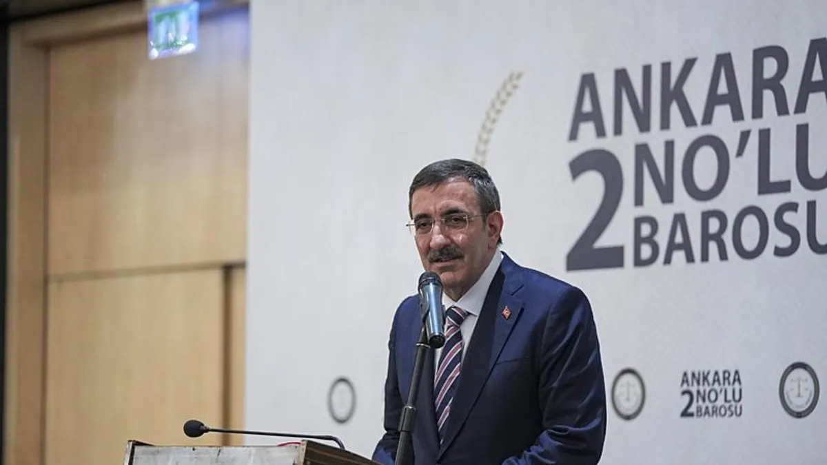 Cumhurbaşkanı Yardımcısı Yılmaz'dan Adalet sisteminde reform mesajı: Bu süreç devam edecektir