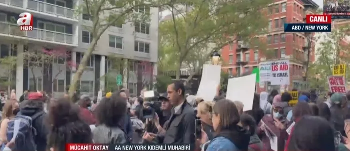 1714771111371.jpg Halklar Filistin'le yönetim İsrail'le! Batı'da 'özgürlüğe' ters kelepçe | A Haber ABD'deki eylemlerin merkezinde