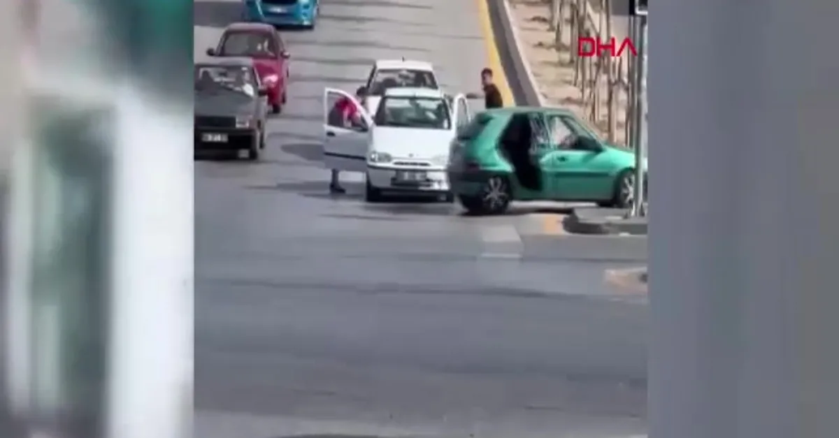 Trafik magandaları dehşet saçtı