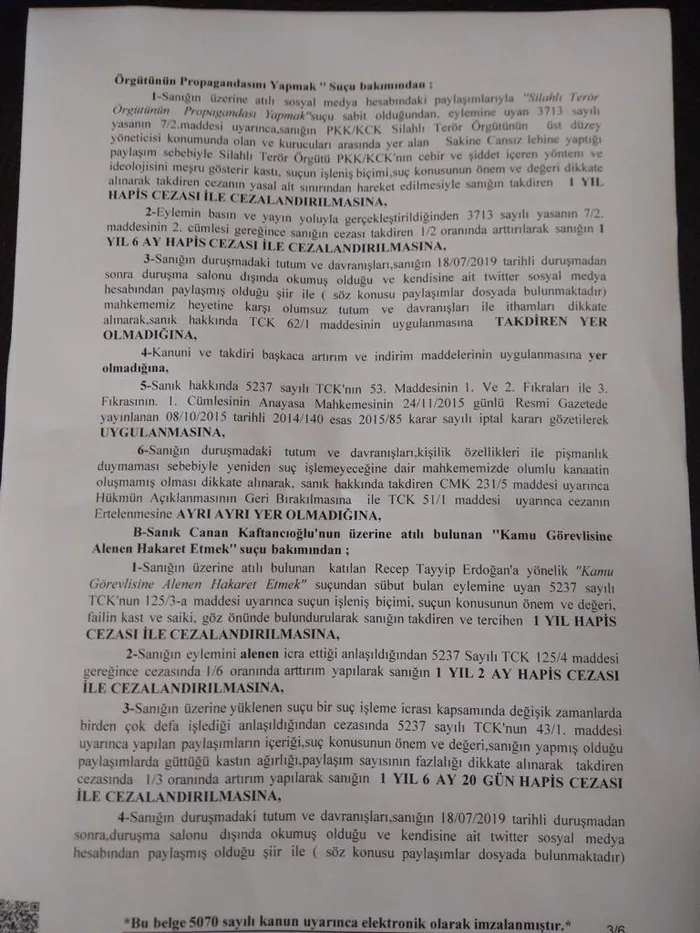 Son dakika: Canan Kaftancıoğlu'na hapis cezası - 3