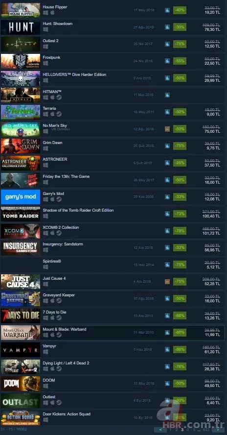 Steam oyun indirimleri bitti mi? Steam oyun indirimleri ne zaman bitiyor? Steam oyun indirimleri neler? 6