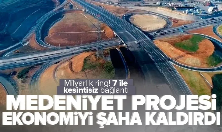 Marmara Ring Otoyol Projesi ekonomiyi şaha kaldırdı! Milyarlık ring 7 ile kesintisiz bağlantı