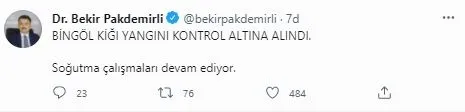 Türkiye genelindeki yangınlarda son durum ne? Tarım ve Orman Bakanı Bekir Pakdemirli son dakika olarak açıkladı